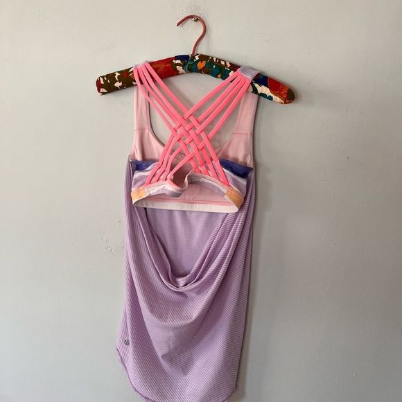 Lululemon Athletica Purple Pink Backless Tank Top - Picture 6 of 8